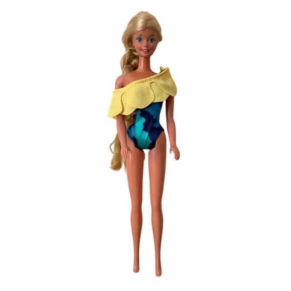 Tropical Barbie Mattel Vintage 80's Blonde Hair Barbie - Picture 1 of 14